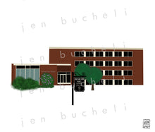 Load image into Gallery viewer, Michalson Hall MacMurray College Art Print