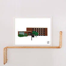 Load image into Gallery viewer, Michalson Hall MacMurray College Art Print