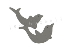 Load image into Gallery viewer, Decatur, Illinois Cards w/envelopes Set of 6 with Sandy the Horse, Big Boy, Pla-Mor Lanes Bowling Alley Sign, The Dolphins, The Big Fish, and The Chicken Car.
