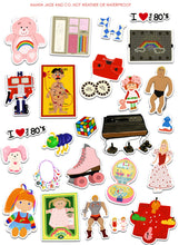 Load image into Gallery viewer, 80&#39;s Toys Art Sticker Set
