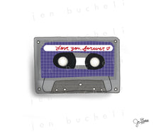 Load image into Gallery viewer, 80's Mix Tapes Cards w/envelopes Set of 6