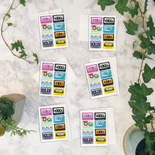 Load image into Gallery viewer, 80's Mix Tapes Collection Cards w/envelopes Set of 6
