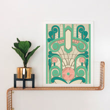 Load image into Gallery viewer, Art Deco Relief Art Print
