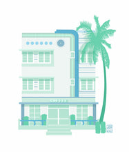 Load image into Gallery viewer, Art Deco Buildings Card w/envelopes Set Note cards Set of 6