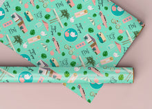 Load image into Gallery viewer, Welcome to Palm Springs Specialty Art Wrapping Paper One of a Kind