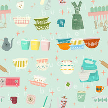 Load image into Gallery viewer, Vintage Kitchen Items Specialty Art Wrapping Paper One of a Kind