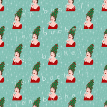 Load image into Gallery viewer, Christmas Tree Hair Specialty Art Wrapping Paper One of a Kind
