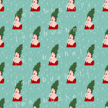 Load image into Gallery viewer, Christmas Tree Hair Specialty Art Wrapping Paper One of a Kind