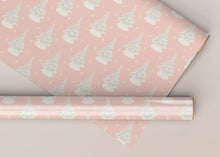 Load image into Gallery viewer, White Ceramic Christmas Tree Specialty Art Wrapping Paper One of a Kind
