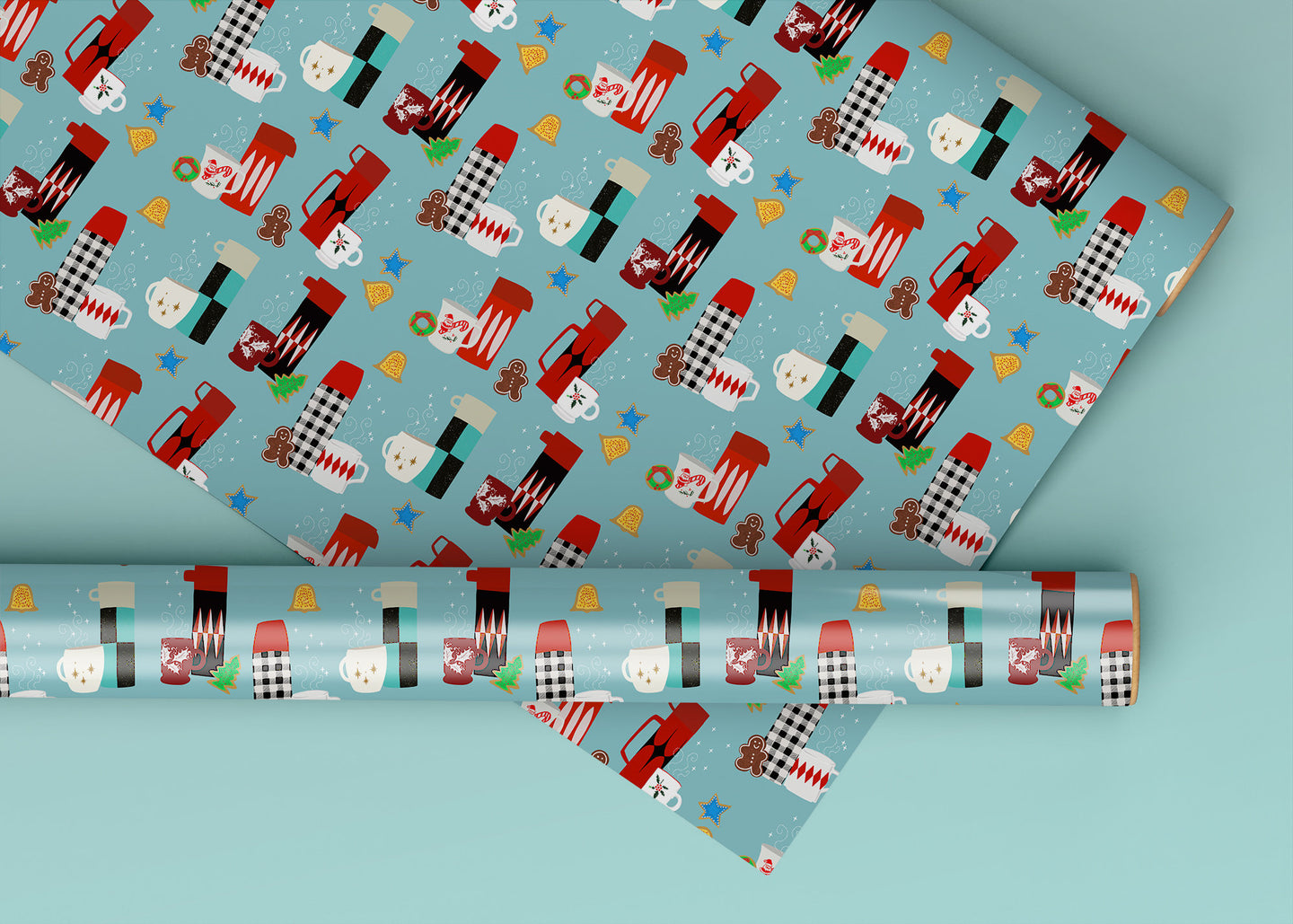 Thermoses Wrapping Paper