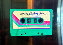 Load image into Gallery viewer, 80s Mixtape Magnet – Holographic Sticker Accents – 3D Printed 80s Trinket
