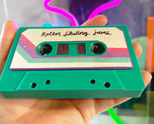 Load image into Gallery viewer, 80s Mixtape Magnet – Holographic Sticker Accents – 3D Printed 80s Trinket
