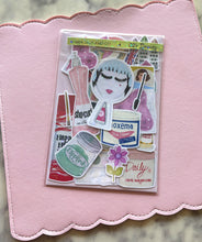 Load image into Gallery viewer, 60s Beauty Sticker Pack Holographic Vinyl
