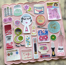 Load image into Gallery viewer, 60s Beauty Sticker Pack Holographic Vinyl
