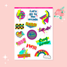 Load image into Gallery viewer, 80&#39;s Love Sticker Set
