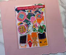 Load image into Gallery viewer, 90's Nostalgia Sticker Pack Holographic Vinyl
