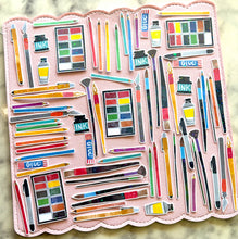 Load image into Gallery viewer, Art Supplies Sticker Pack Holographic Vinyl
