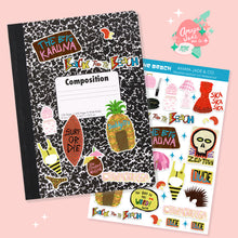 Load image into Gallery viewer, Back to the Beach Movie Fan Art Sticker Set
