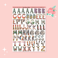Load image into Gallery viewer, Beauty Magazine Alphabet Letter Sticker Set
