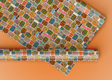 Load image into Gallery viewer, Bon Voyage 60s Suitcases Specialty Gift Wrapping Paper One of a Kind
