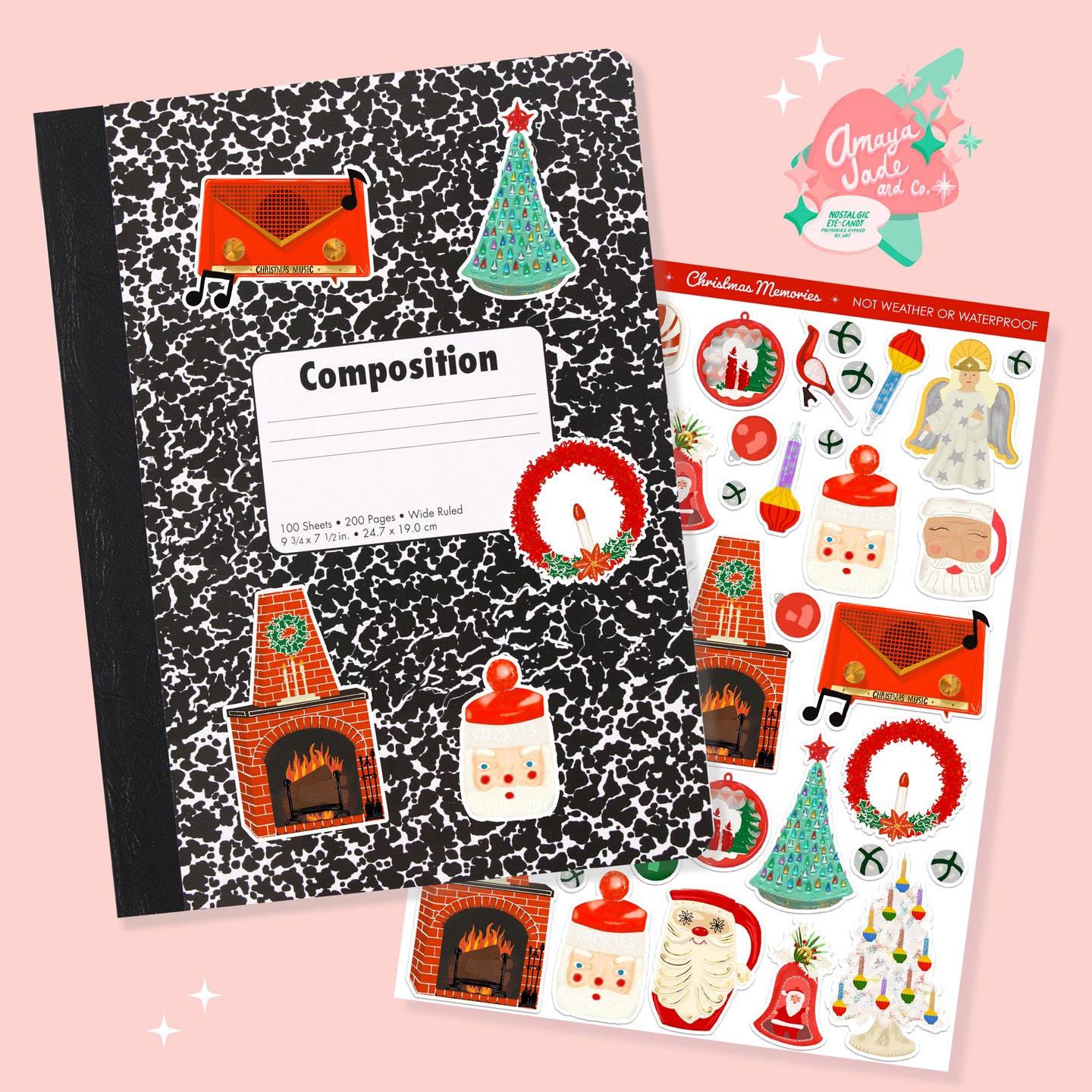 Christmas Memories Art Sticker Set