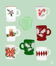 Load image into Gallery viewer, Christmas Mugs Art Print
