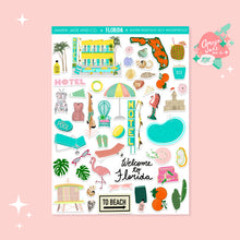 Load image into Gallery viewer, Florida Art Sticker Set
