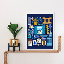 Load image into Gallery viewer, Greece Vacation Art Print
