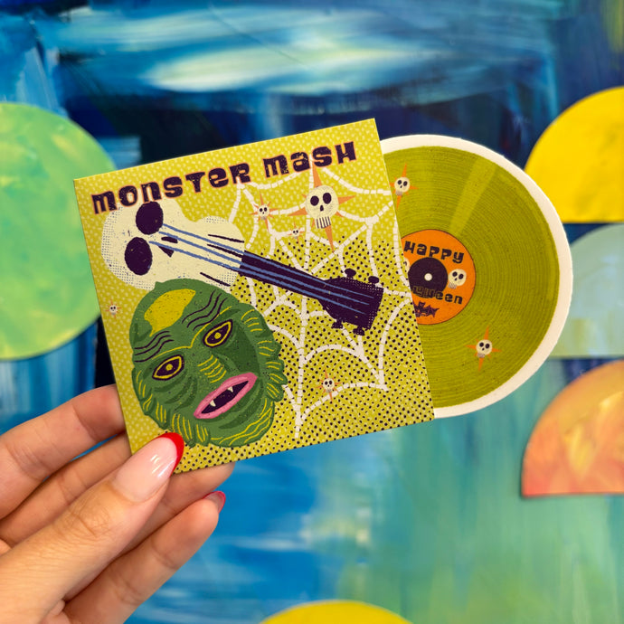 Halloween Tiny Record Album Sticker