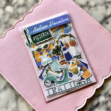Load image into Gallery viewer, Italian Vacation Sticker Pack Holographic Vinyl
