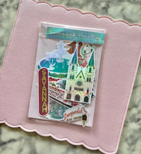 Load image into Gallery viewer, Savannah Vacation Sticker Pack Holographic Vinyl
