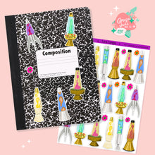 Load image into Gallery viewer, Lava Lamps Art Sticker Set
