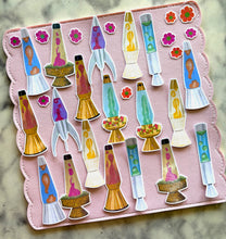 Load image into Gallery viewer, Lava Lamps Sticker Pack Holographic Vinyl
