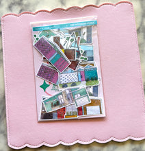 Load image into Gallery viewer, Mod Watercolor Houses Sticker Pack Holographic Vinyl

