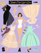 Load image into Gallery viewer, New Year&#39;s Eve Paper Dolls
