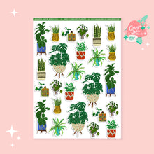 Load image into Gallery viewer, Mod Pottery and Plants Sticker Set
