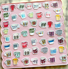 Load image into Gallery viewer, Mid Mod Mugs Sticker Pack Holographic Vinyl
