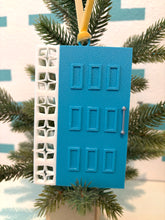 Load image into Gallery viewer, Mid Century Modern Turquoise Door Ornament
