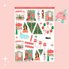 Load image into Gallery viewer, Mod Christmas Fair Art Sticker Set
