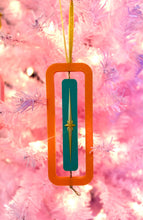 Load image into Gallery viewer, Atomic Starburst Mid-Century Modern Orange and Teal
