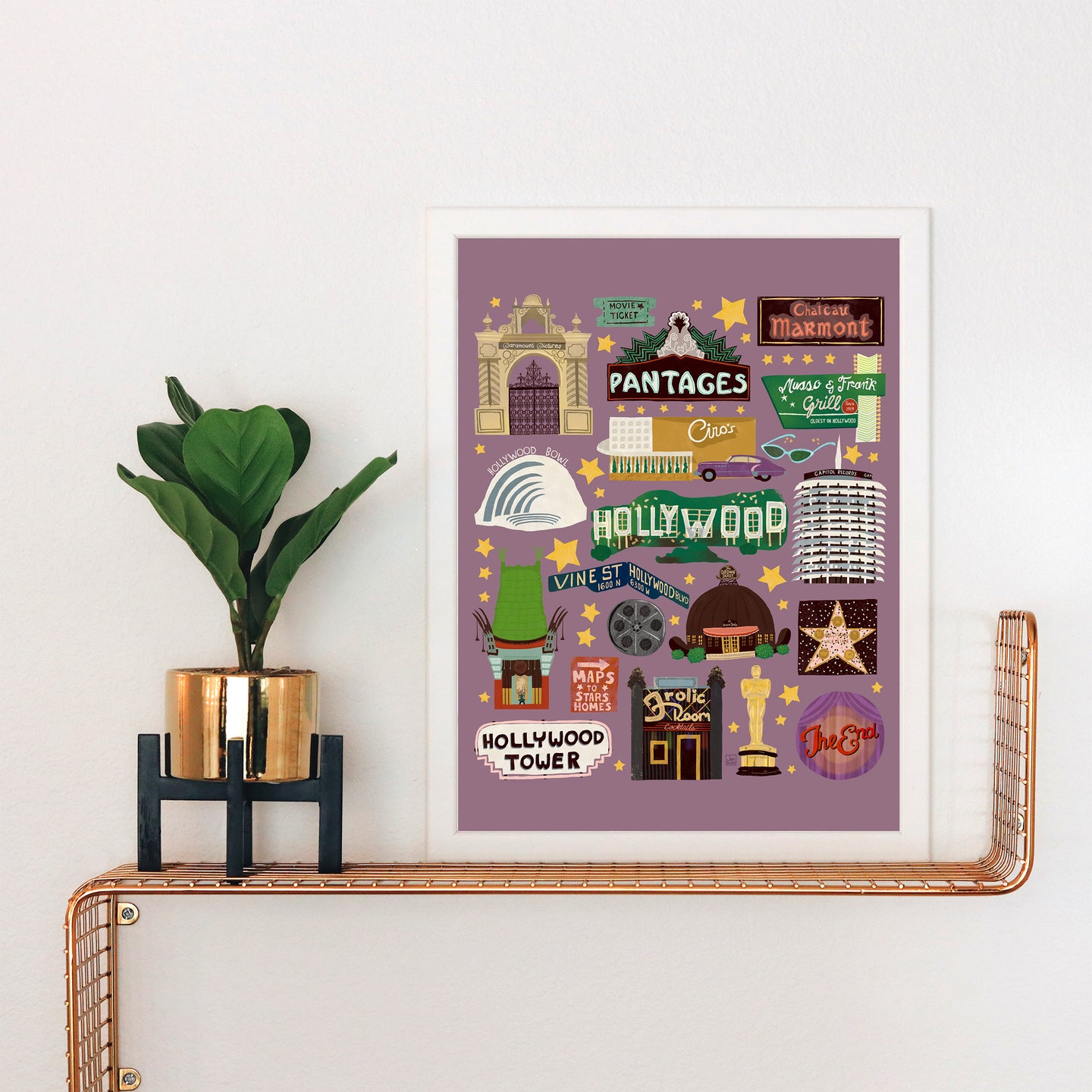 Old Hollywood Art Print