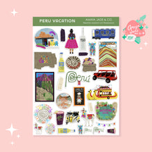 Load image into Gallery viewer, Peru Vacation Memories Art Sticker Set
