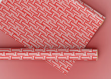 Load image into Gallery viewer, Pink and Red Brick Specialty Art Wrapping Paper One of a Kind
