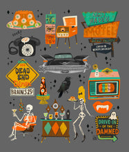 Load image into Gallery viewer, Retro Spooky Halloween Art Print

