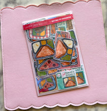 Load image into Gallery viewer, Retro TV Dinners Sticker Pack Holographic Vinyl
