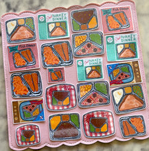 Load image into Gallery viewer, Retro TV Dinners Sticker Pack Holographic Vinyl
