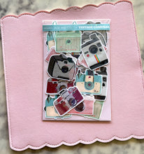 Load image into Gallery viewer, Vintage Cameras Sticker Pack Holographic Vinyl
