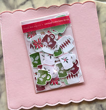 Load image into Gallery viewer, Vintage Christmas Mugs Holographic Vinyl Sticker Pack
