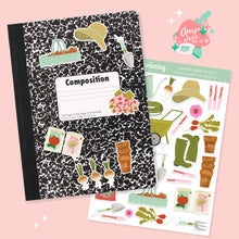 Load image into Gallery viewer, Vintage Gardening Art Sticker Set
