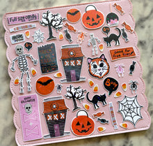 Load image into Gallery viewer, Vintage Halloween Sticker Pack Holographic Vinyl
